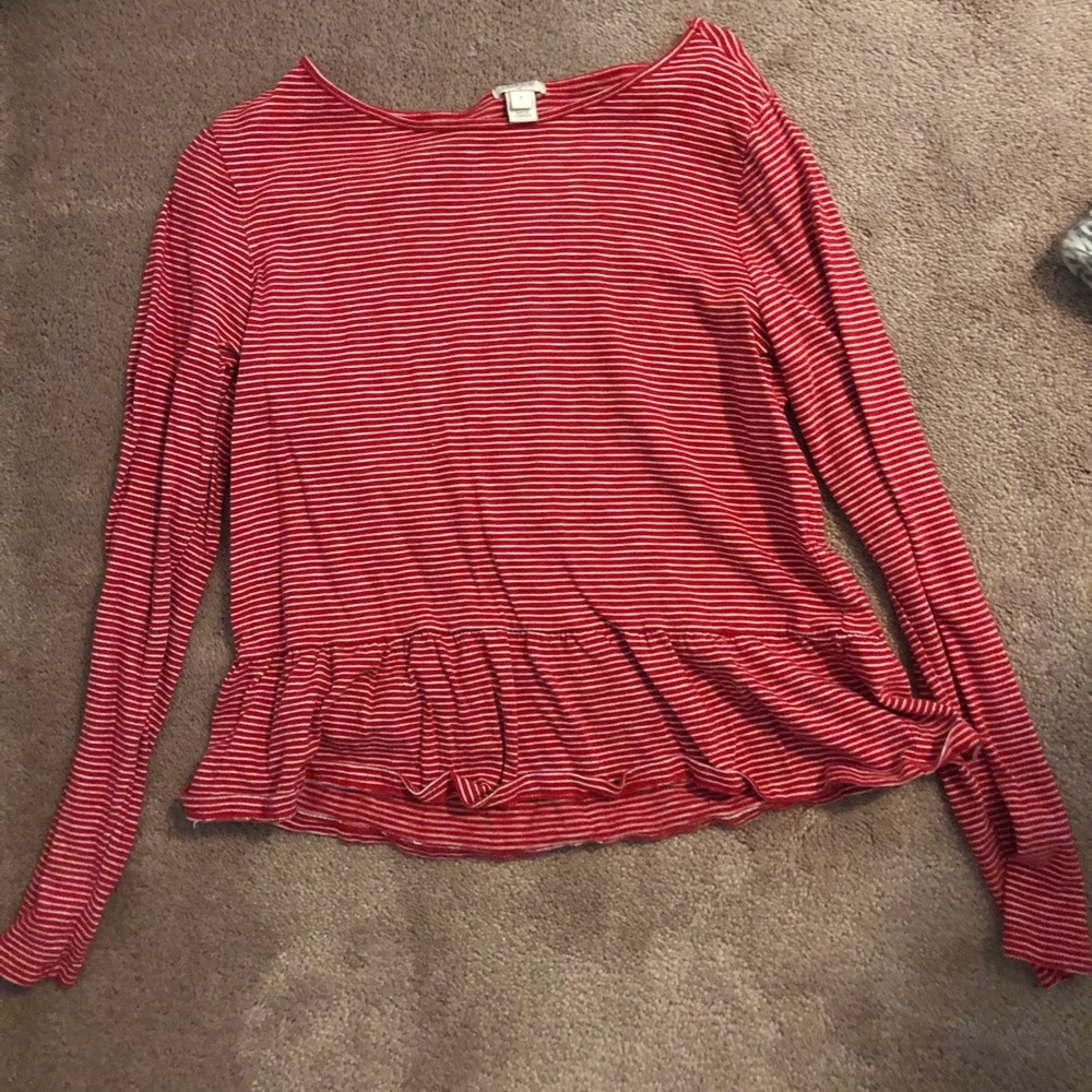 J Crew peplum top